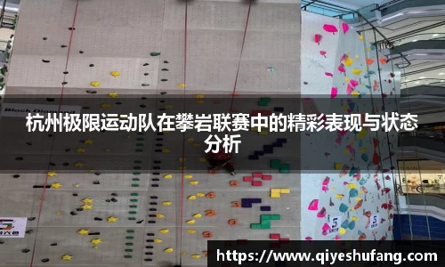 杭州极限运动队在攀岩联赛中的精彩表现与状态分析